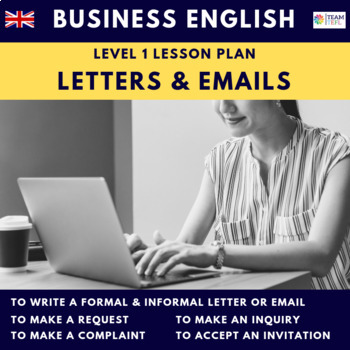 Preview of Emails & Letters Business English Level 1 Lesson Plan