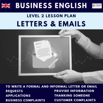 Preview of Emails & Letters Business English Level 2 Lesson Plan