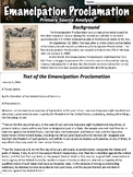 Emancipation Proclamation Primary Source Analysis