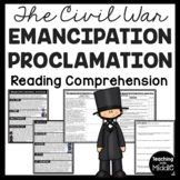 Emancipation Proclamation Reading Comprehension Worksheet 