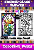 Embark on a Coloring Journey with Stained Glass Coloring B
