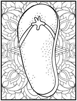 Embrace Mindfulness on National Flip Flop Day with Relaxing Coloring Pages