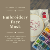 Embroidered Face Mask Project