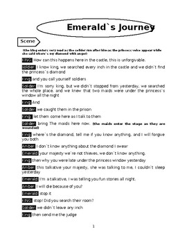 Preview of Emerald's Journey (Play Script)