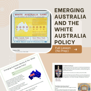 Preview of Emergence of the Australian Identity and the White Australia Policy