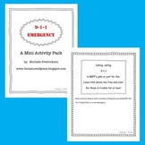 Emergency 9-1-1 Mini Activity Pack (Lesson Plan Ideas)