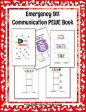 Emergency 911 PEWE - PECS style Book - Autism, PDD, Life S