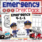 Emergency 911 Preschool Pack for Learning About Police/Fir