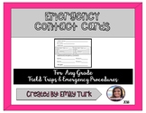 Emergency Contact Cards