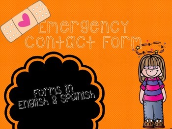 Preview of Emergency Contact Form