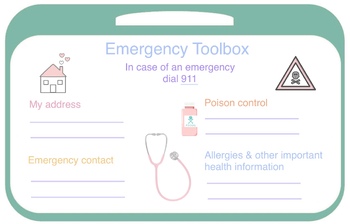 Preview of Emergency Contact Information Template