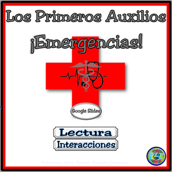 Preview of Emergency First Aid Health Topic Reading Activities for Google Apps