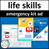Emergency Grocery Ad and Task Cards