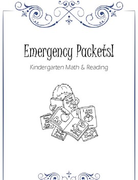 Preview of Emergency Kinder Packet