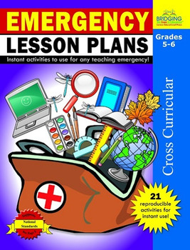 Preview of Emergency Lesson Plans - Grades 5-6