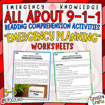Preview of Reading Comprehension Passage: Emergency Planning and Preparedness