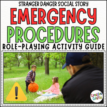 Preview of Emergency Procedures Social Skills Role Playing Lesson Plan Template Editable