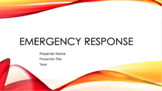 Emergency Response Training - Coordinated Incident Managem