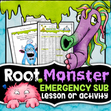 Emergency Science Sub Plan or Activity | Root Monster Project