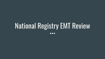 Preview of Emergency Services- National Registry Review
