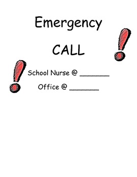 Preview of Emergency Sign