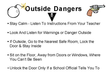 Preview of Emergency Signs: Printable signs for posting (editable and fillable resource)