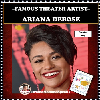 Preview of Emergency Sub Plan Arianna DeBose Singer Actress Biography One Pager Oscar Award