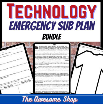 Preview of Emergency Sub Plan Bundle for Robotics, Technology and Video game Design