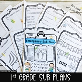 Back to School Emergency Sub Plans for First Grade