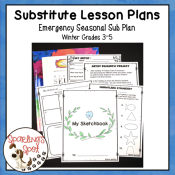 Preview of Emergency Sub Plan-Seasonal/Winter-Grades 3-5