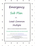 Emergency Sub Plan or Independent Student Assignment on Le