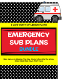 Emergency Sub Plans: 3 Days of Lesson Plans