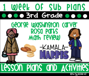 Preview of Emergency Sub Plans 3rd Grade 