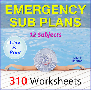 Preview of Emergency Sub Plans