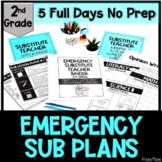 Emergency Sub Plans- 5 Days- Second Grade