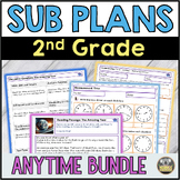 Emergency Sub Plans - Anytime Activities 2nd Grade substit