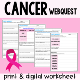 Emergency Sub Plans: Cancer Webquest