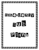 Emergency Sub Plans: Complete Elementary Math and Science Kit