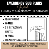 Emergency Sub Plans- FULL day with ALL activities INCLUDED