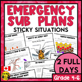 Emergency Sub Plans | For Canadian Teachers | Grade 4 to Grade 6