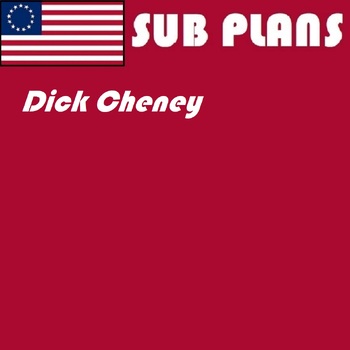 Preview of Emergency Sub Plans - History Social Studies Dick Cheney word search