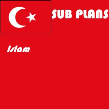 Preview of Emergency Sub Plans - History Social Studies Islam word search