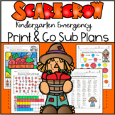 Emergency Sub Plans-Kindergarten Scarecrow Packet!
