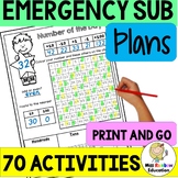 Emergency Sub Plans - Substitute Pack - Print and Go #catch24