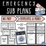 Emergency Sub Plans | No Prep | Sub Binder