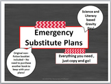 Emergency Sub Plans - Science and Literacy - Gravity