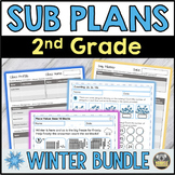 Emergency Sub Plans - Winter Activities 2nd Grade substitu