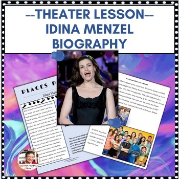 Preview of Emergency Sub Plans | Two Days| Theatre Idina Menzel Biography Newspaper Format