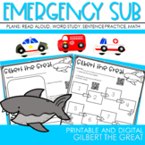 Emergency Sub Plans for Gilbert the Great