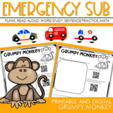 Emergency Sub Plans for Grumpy Monkey